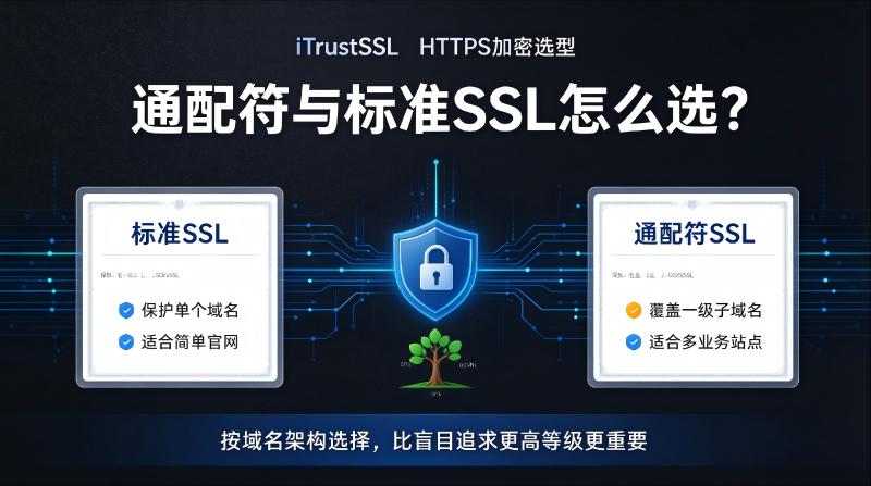 通配符SSL与标准SSL证书怎么选?