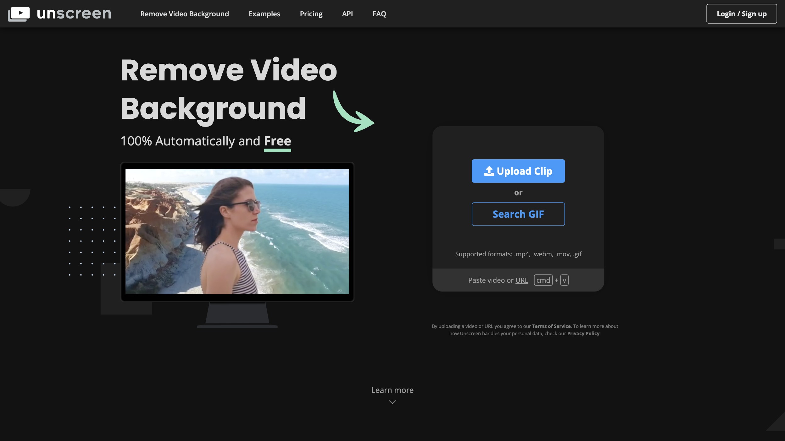 Unscreen 产品预览图
