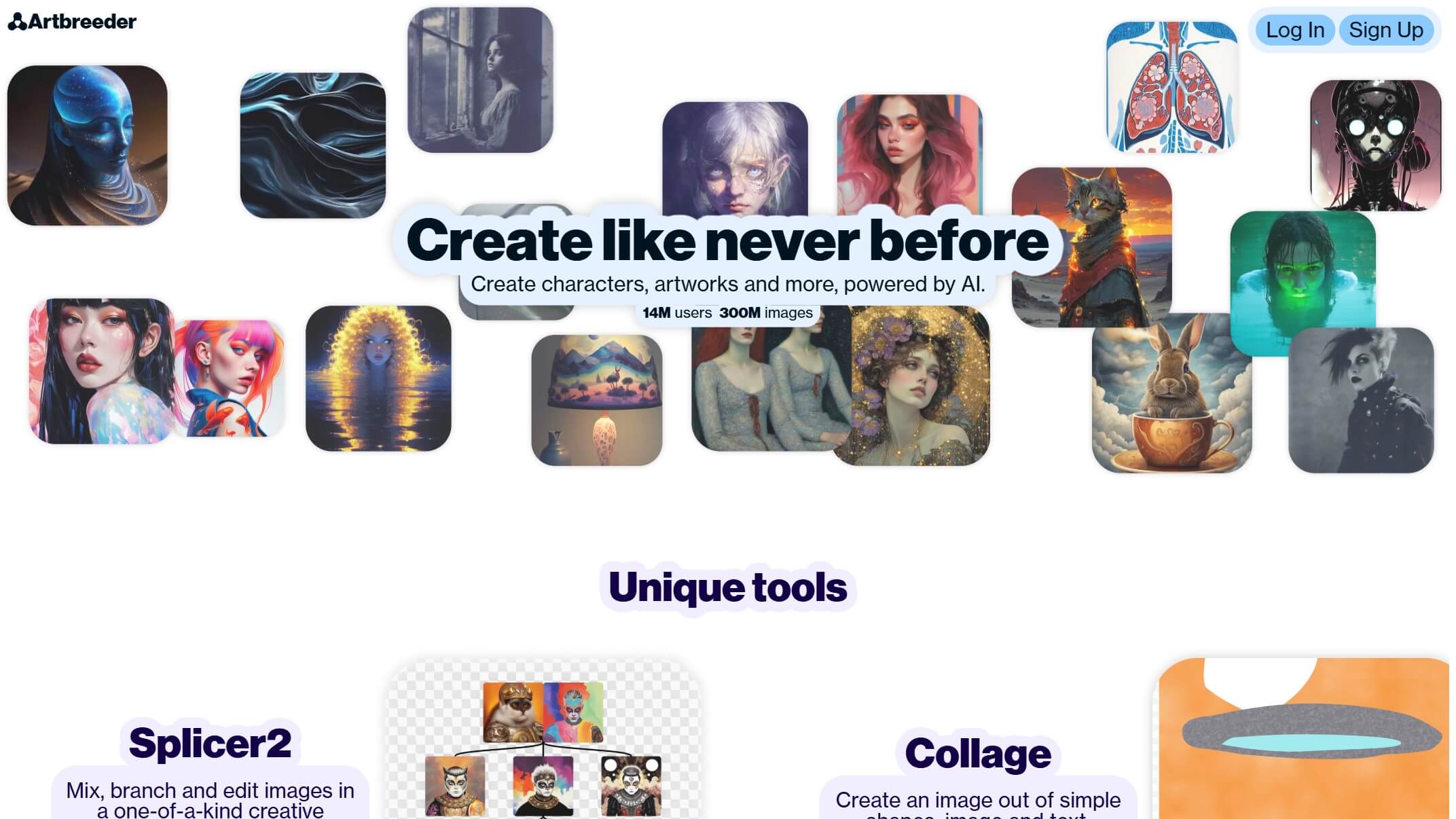 Artbreeder 产品预览图