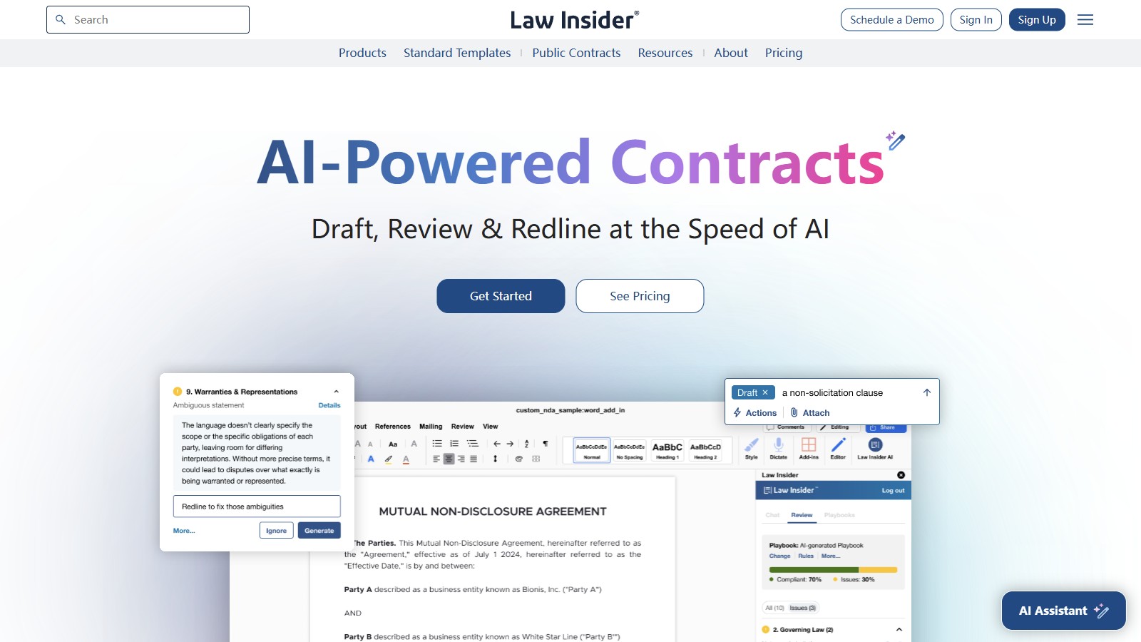 Law Insider 产品预览图