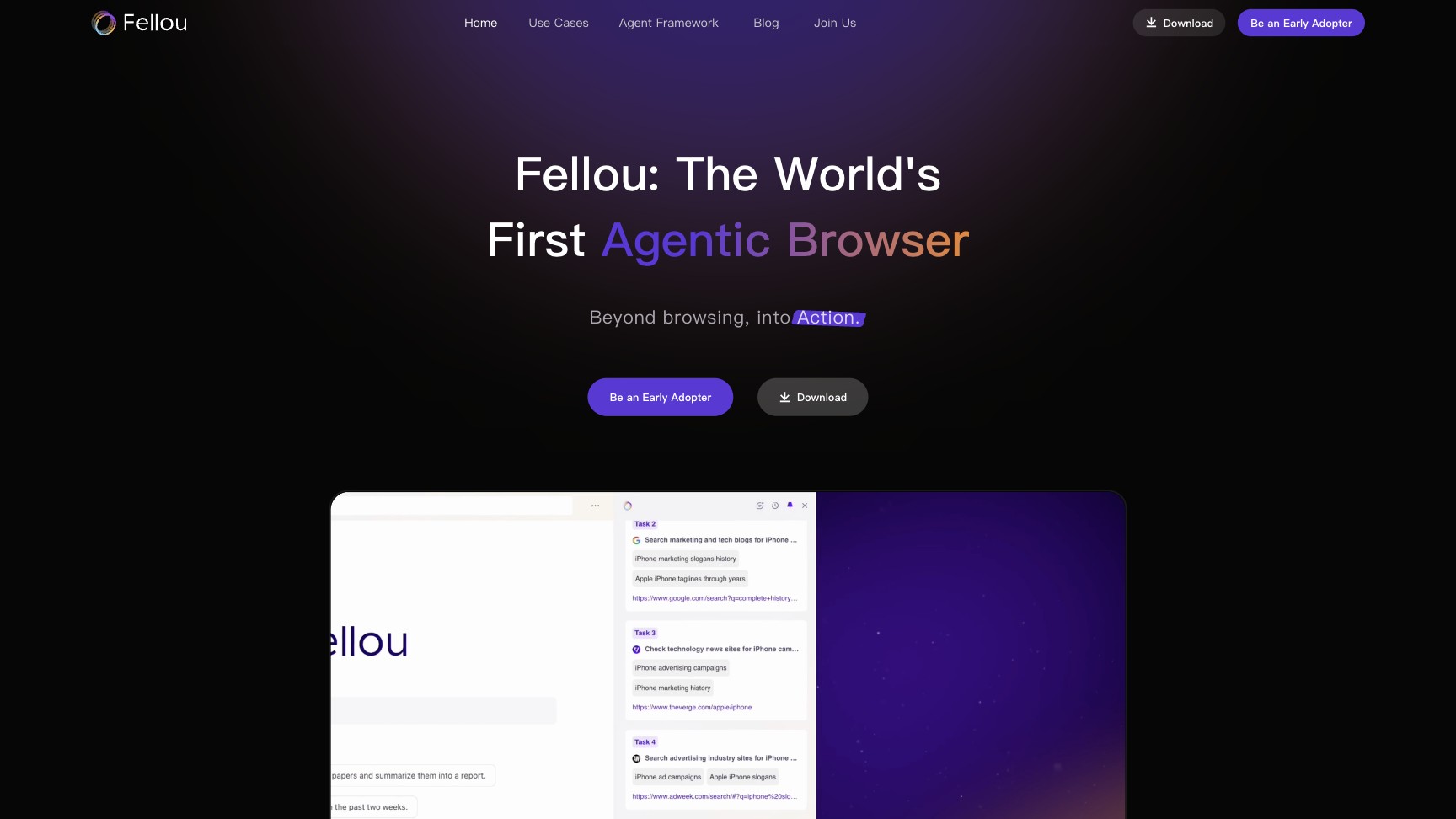 Fellou 产品预览图