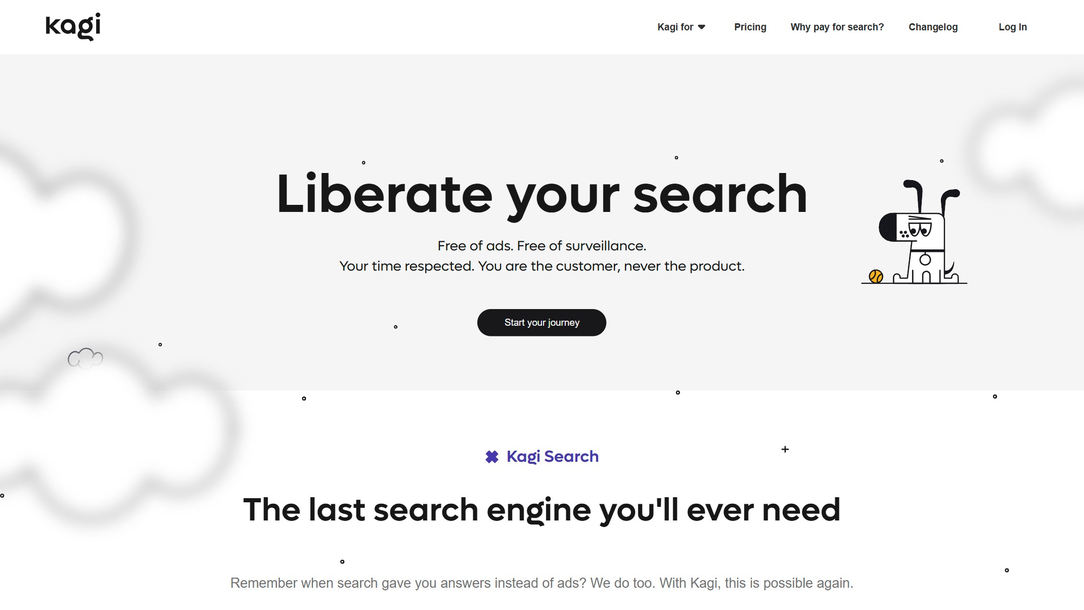 Kagi Search 产品预览图