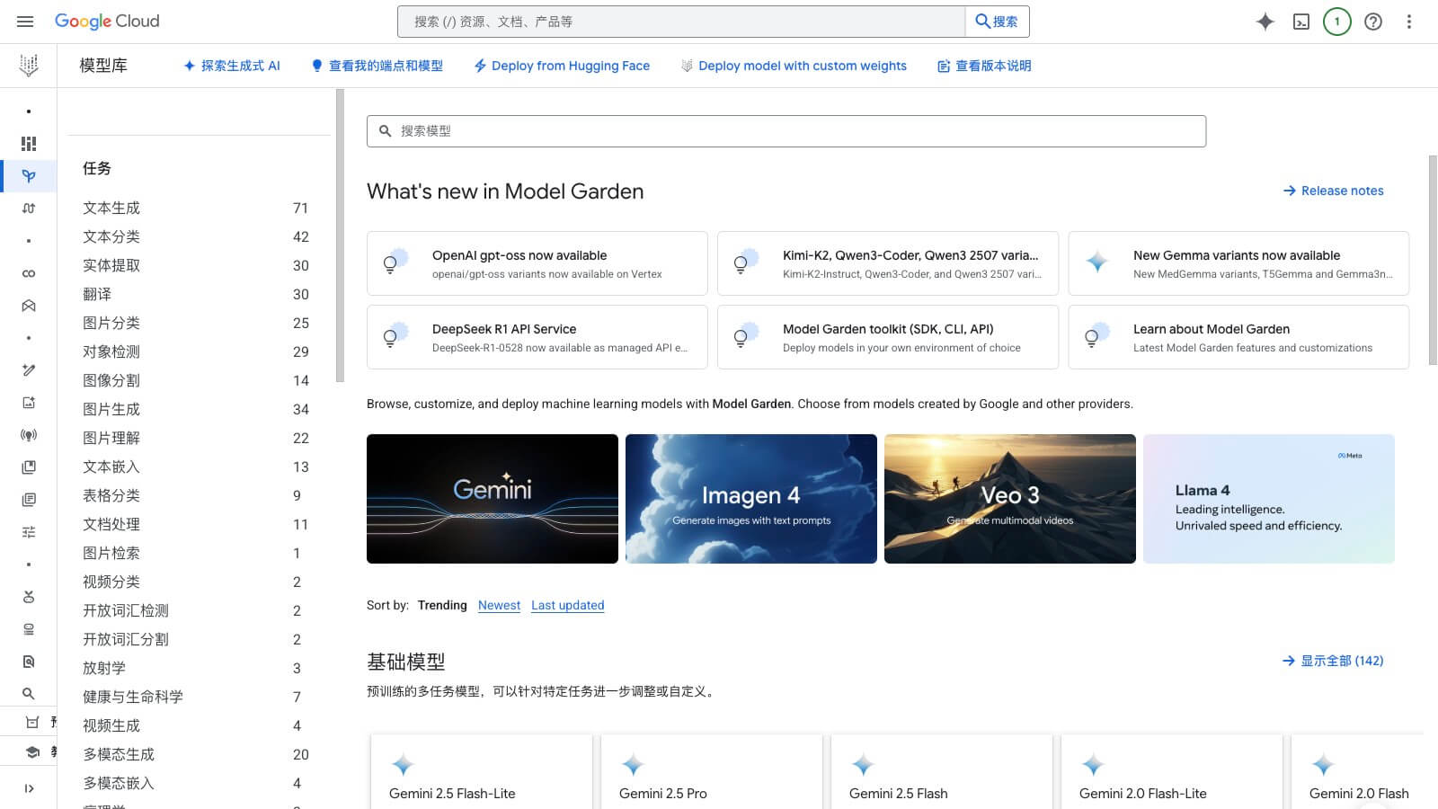 Vertex AI 产品预览图