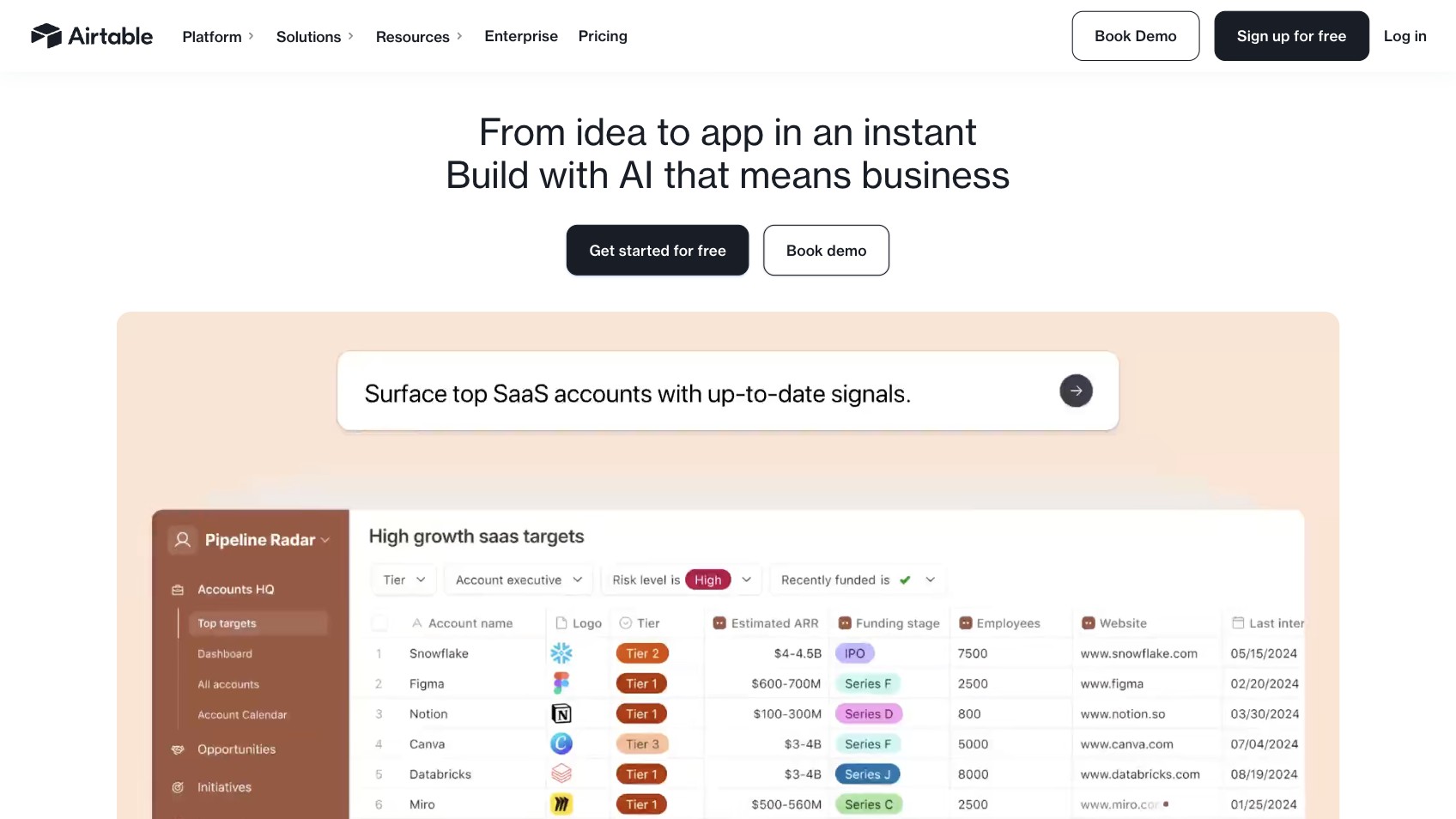 Airtable 产品预览图