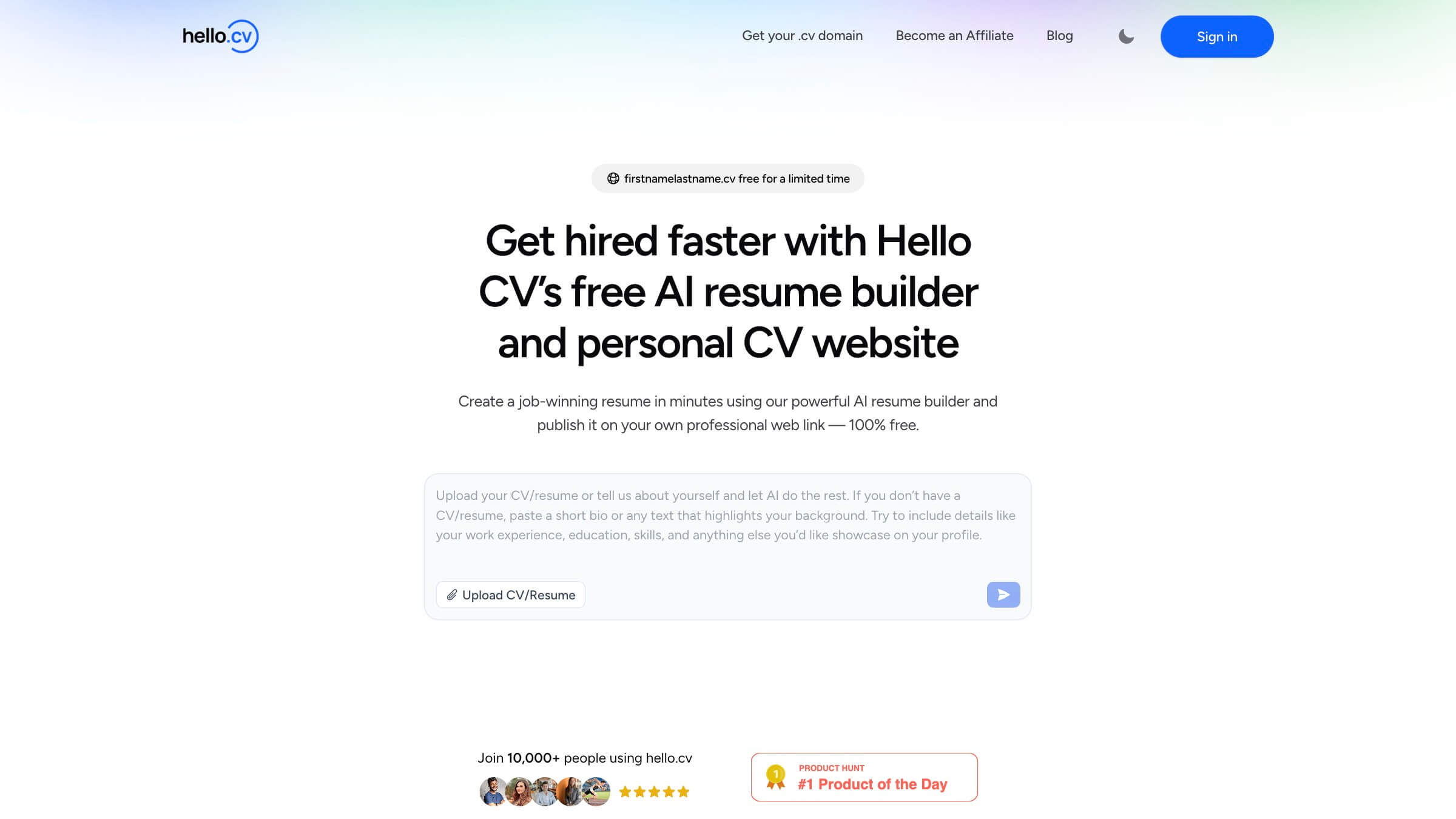 HelloCV AI 产品预览图