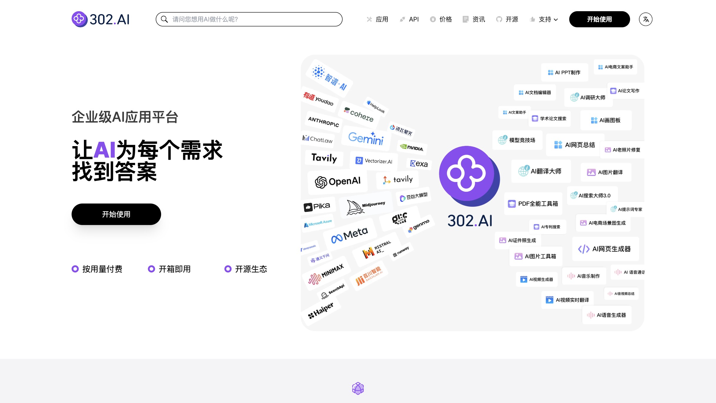302.AI 产品预览图