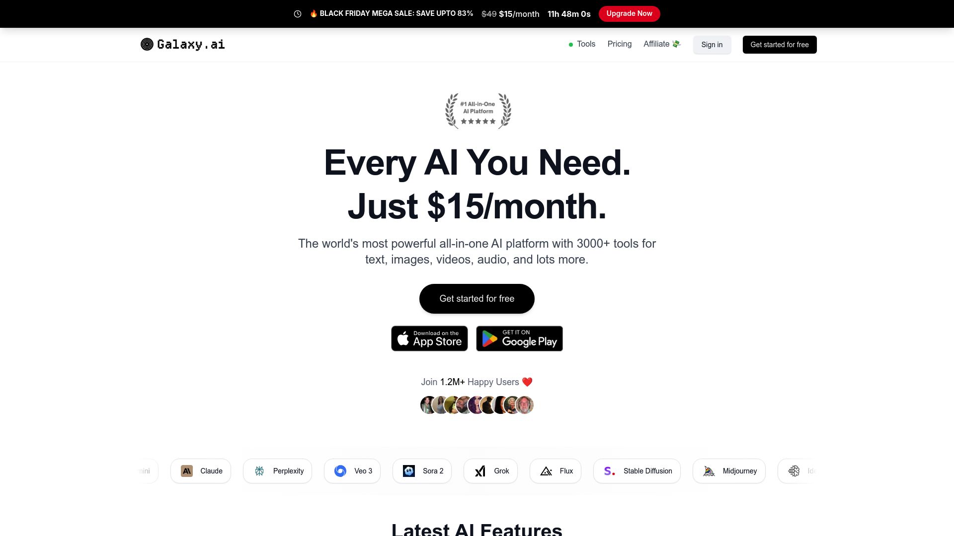 Galaxy.ai 产品预览图