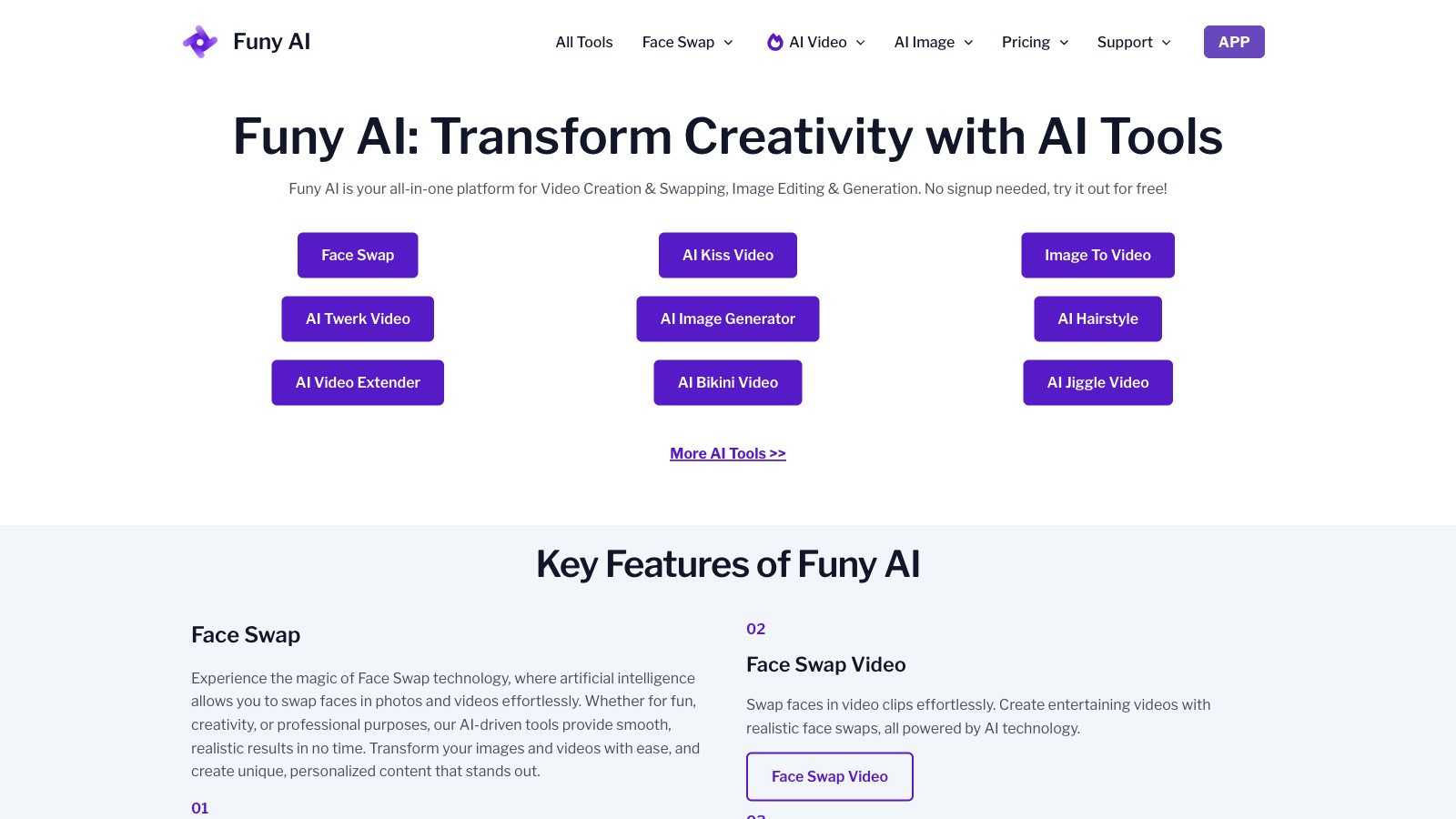 Funy AI 产品预览图