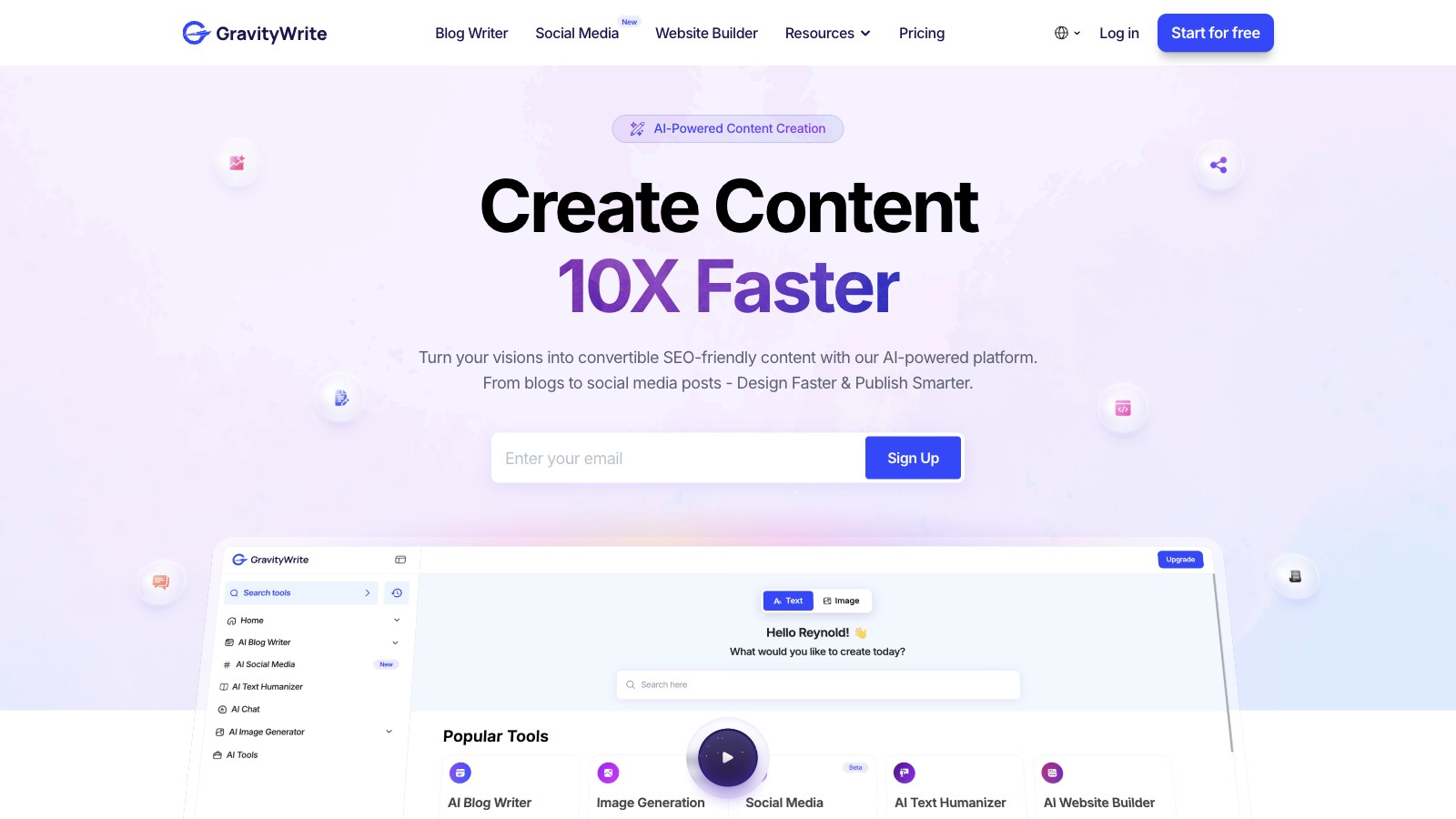 GravityWrite 产品预览图
