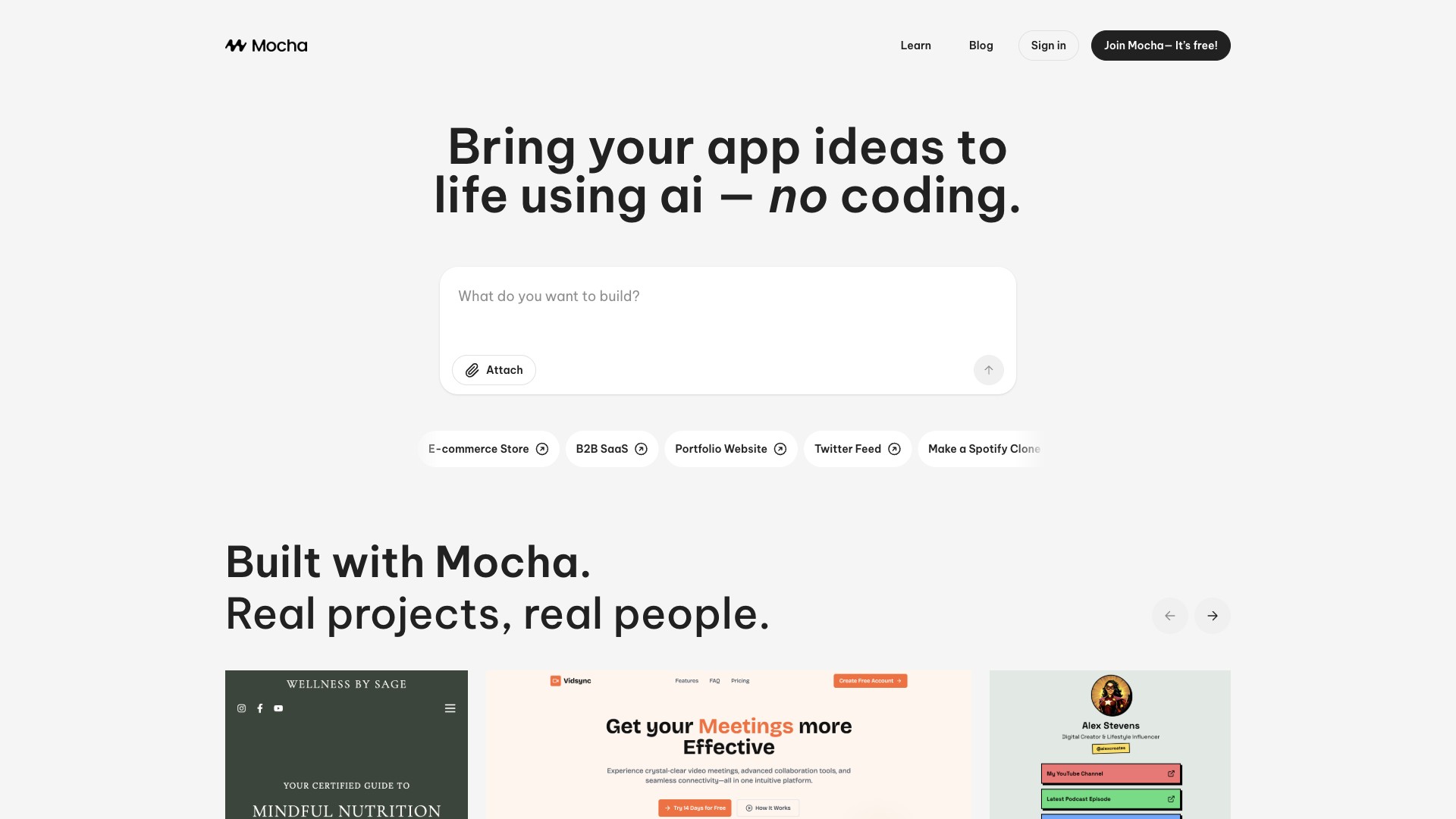 Mocha 产品预览图