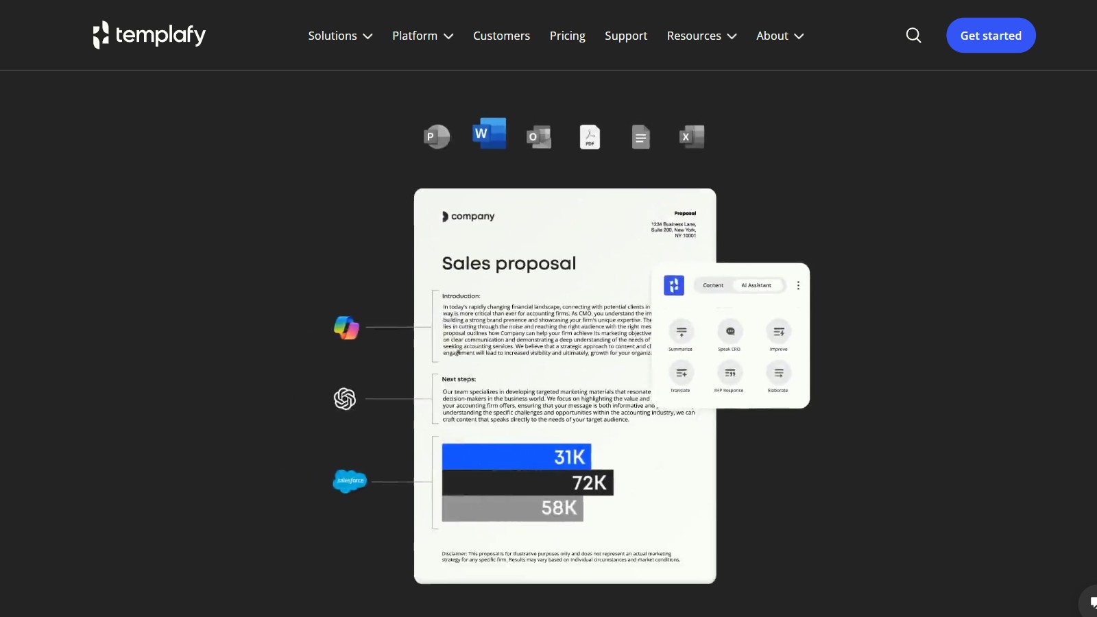 Templafy 产品预览图