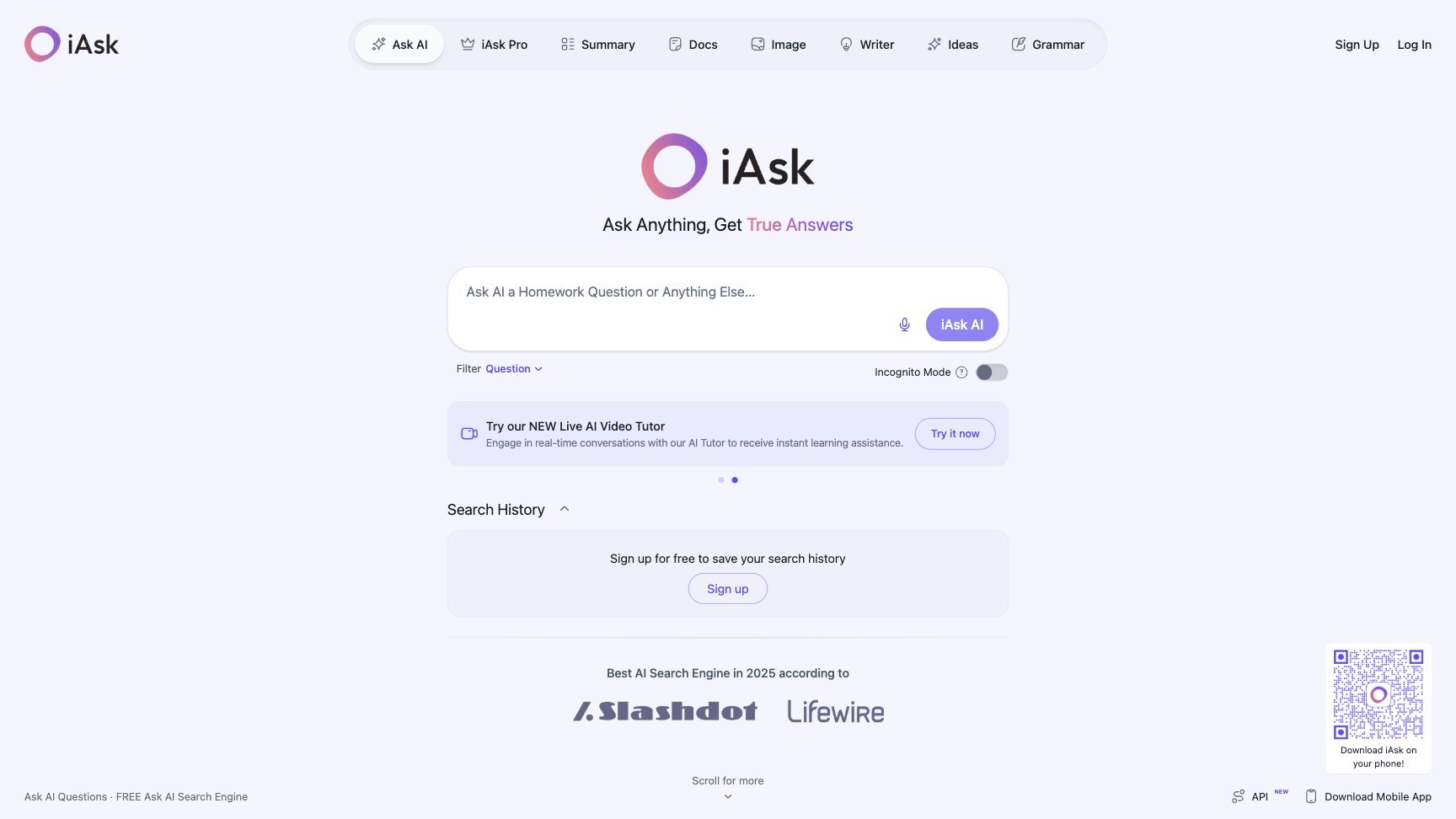 iAsk 产品预览图