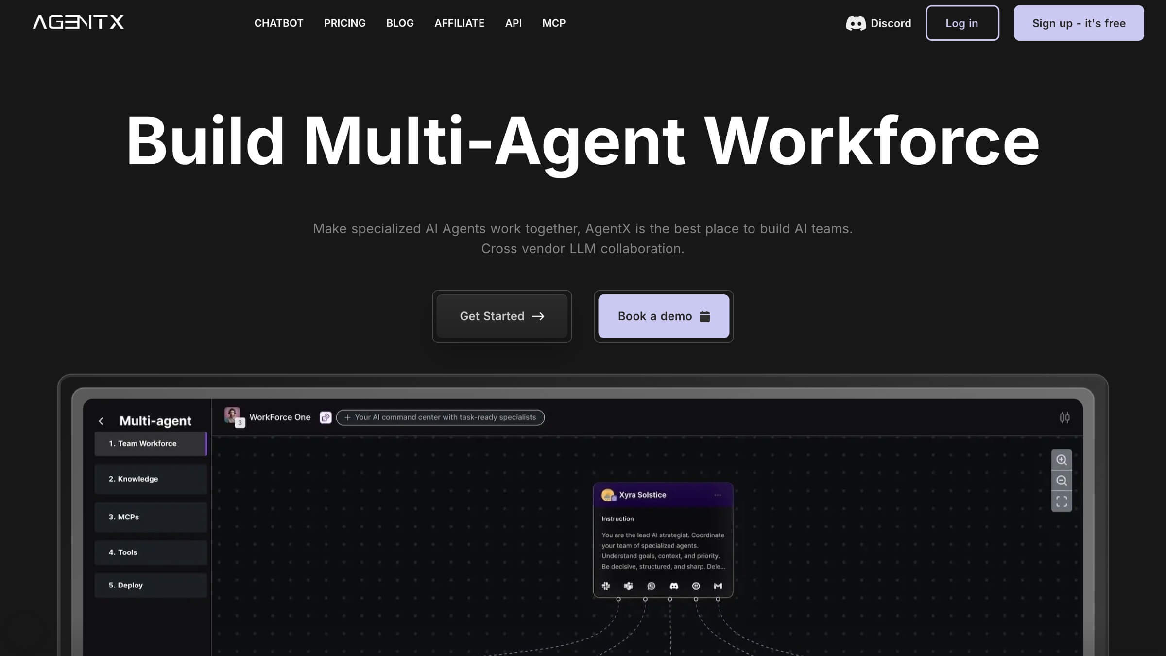 AgentX 产品预览图