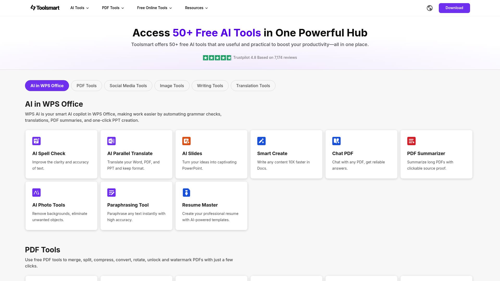 Toolsmart AI 产品预览图
