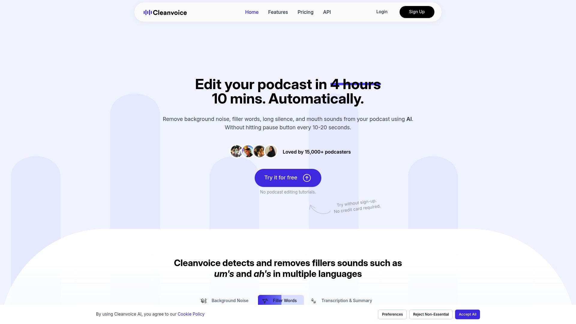 CleanVoice 产品预览图