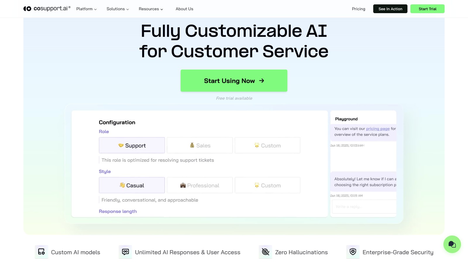 CoSupport AI 产品预览图