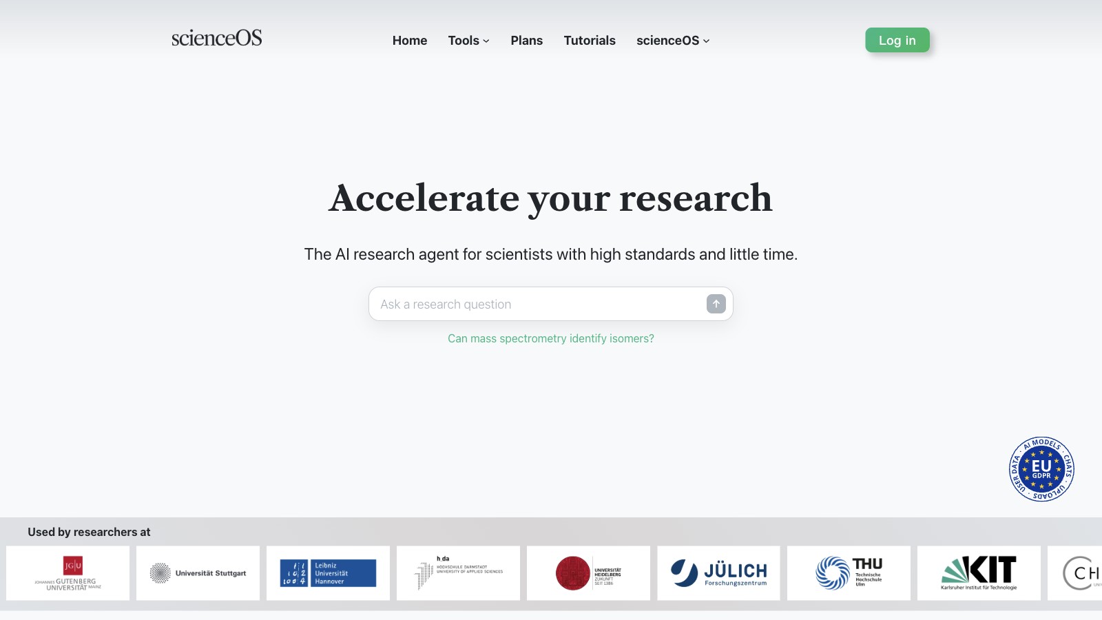 scienceOS 产品预览图