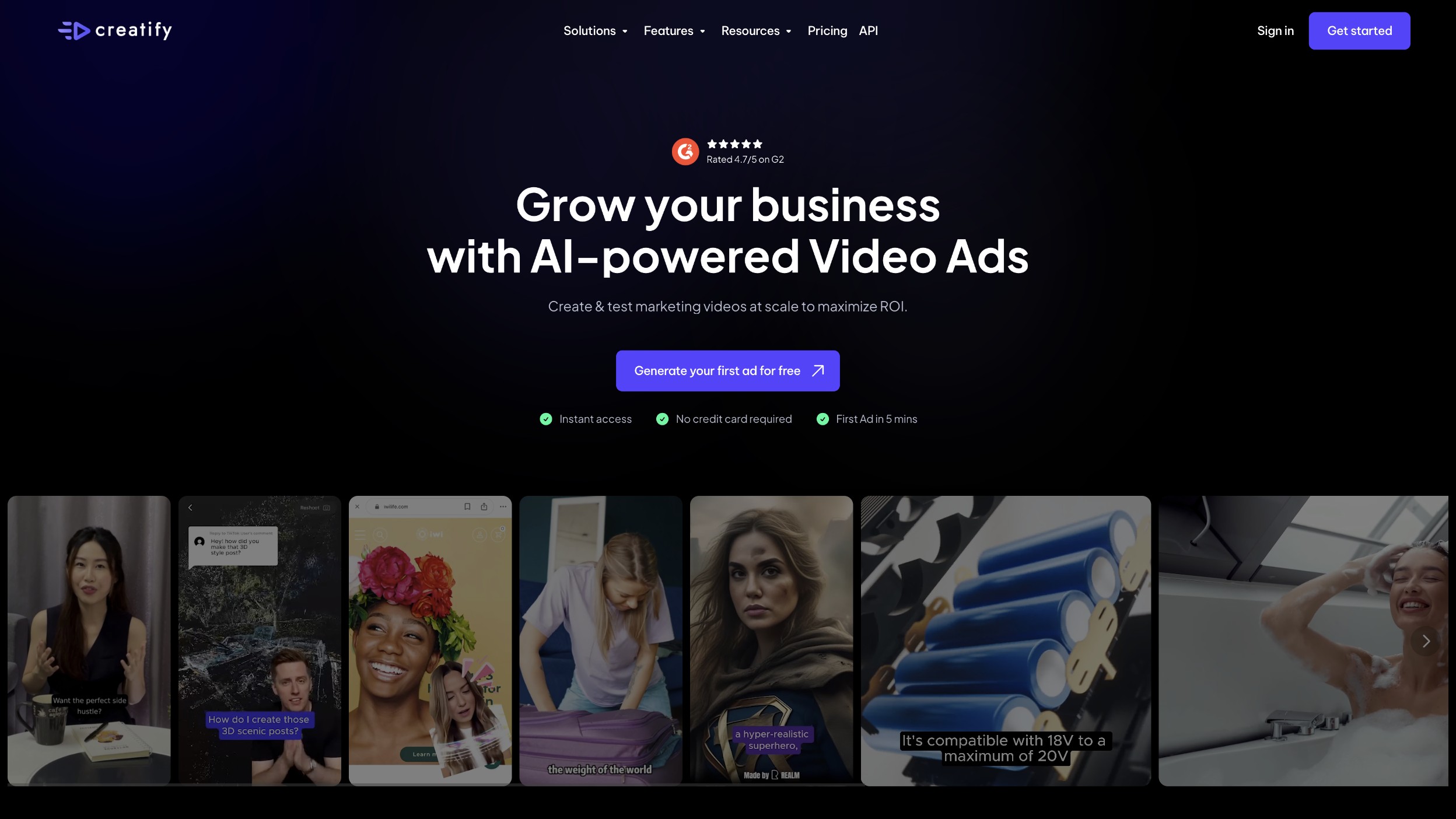 Creatify 产品预览图