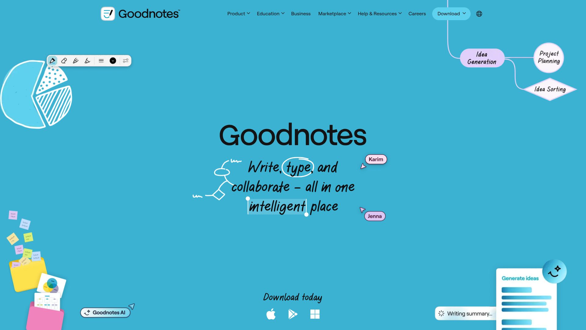 Goodnotes 产品预览图