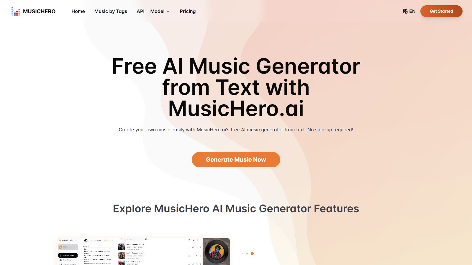 MusicHero 产品预览图