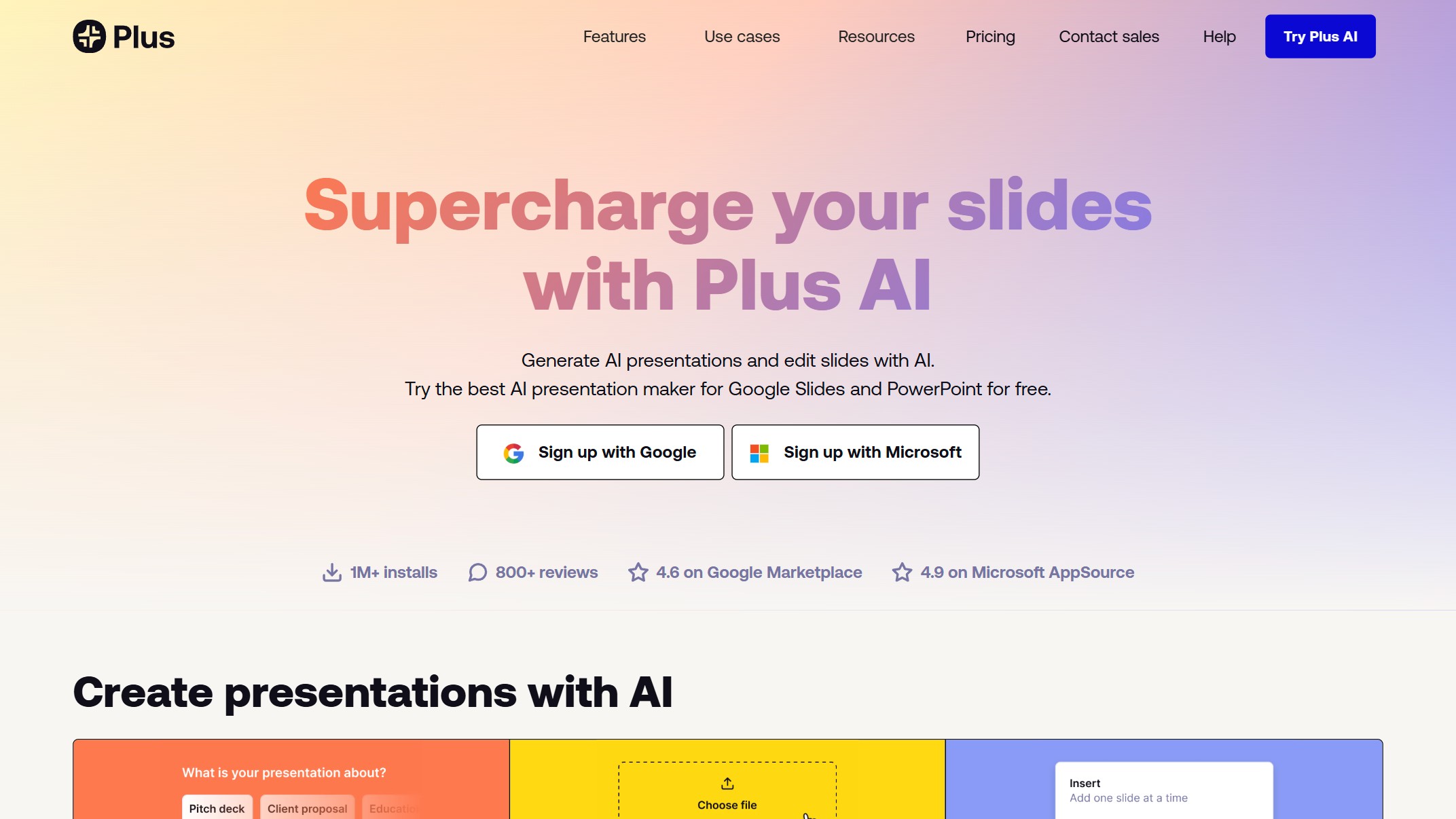 Plus AI 产品预览图