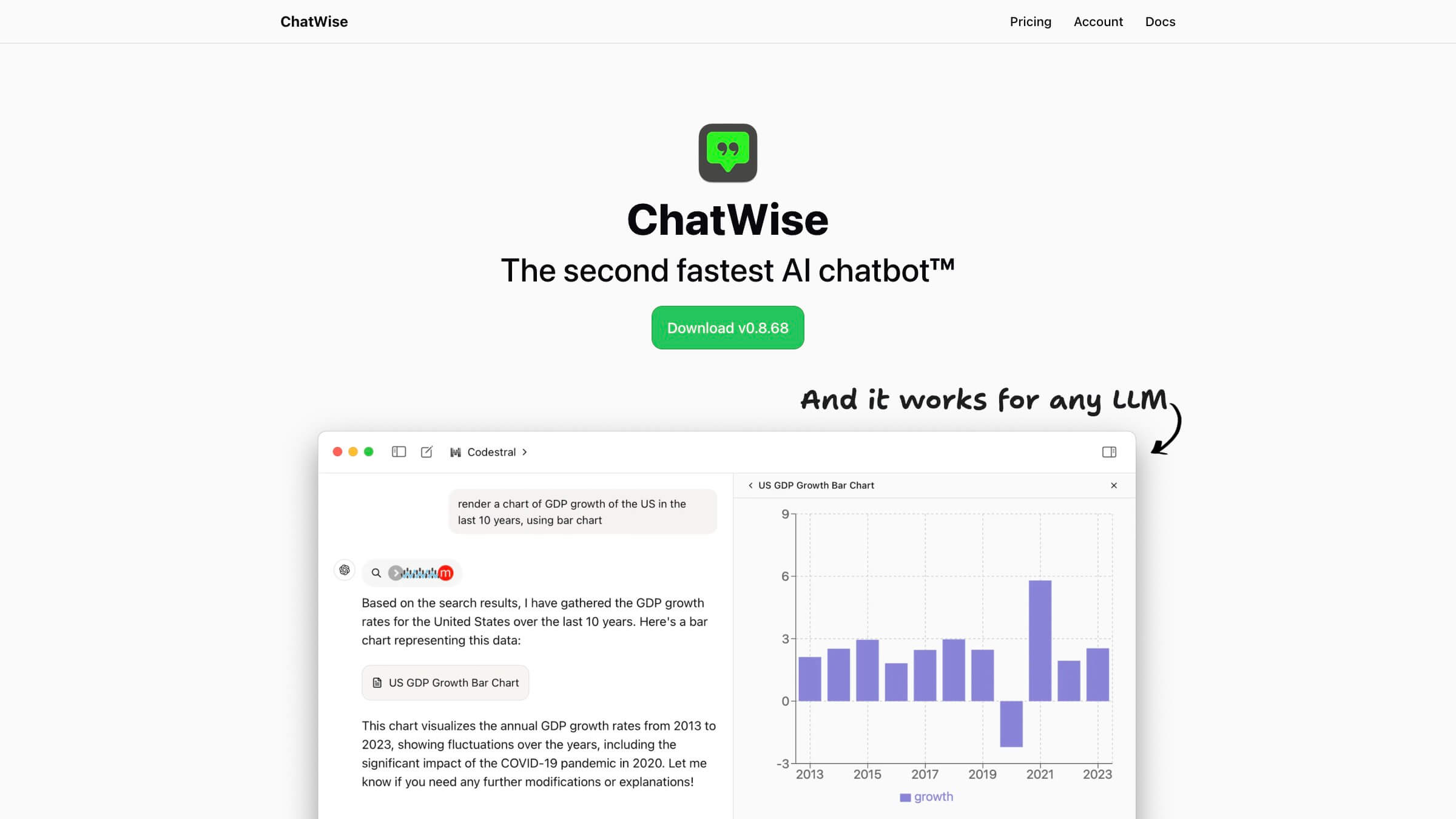 ChatWise 产品预览图